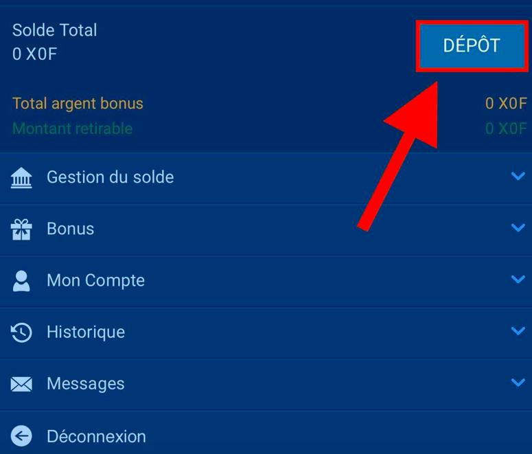 Bet241 Dépôt Gabon